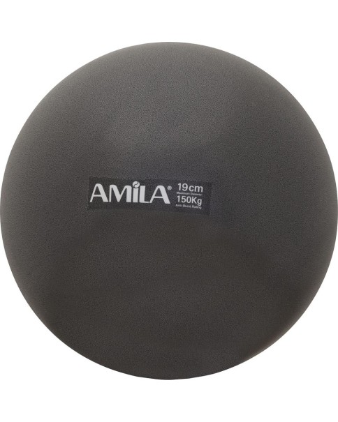 Amila Μπάλα Γυμναστικής Pilates Ball 19cm Μαύρη Amila Μπάλα Γυμναστικής Pilates Ball 19cm Μαύρη