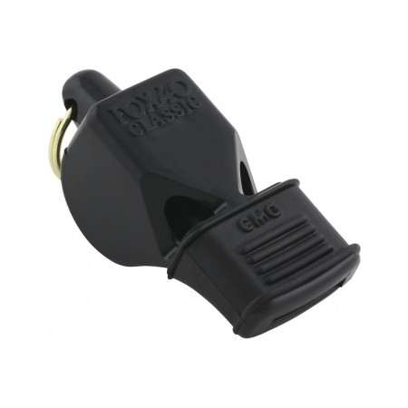 Fox40 Classic CMG Official Μαύρη Σφυρίχτρα με Κορδόνι Fox40 Classic CMG Official Μαύρη Σφυρίχτρα με Κορδόνι