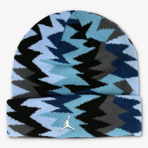 Jordan Jan Aop Essential Blue Beanie Σκουφιά Jordan Jan Aop Essential Blue Beanie Σκουφιά