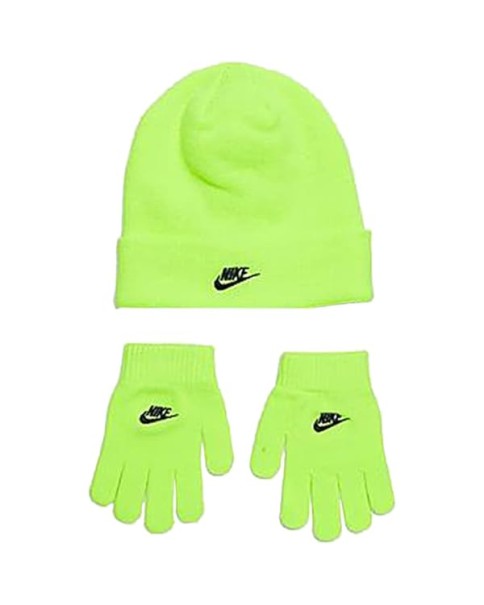 Nike Club Beanie/Glove Set Green Σκούφος Γάντια Σετ Nike Club Beanie/Glove Set Green Σκούφος Γάντια Σετ