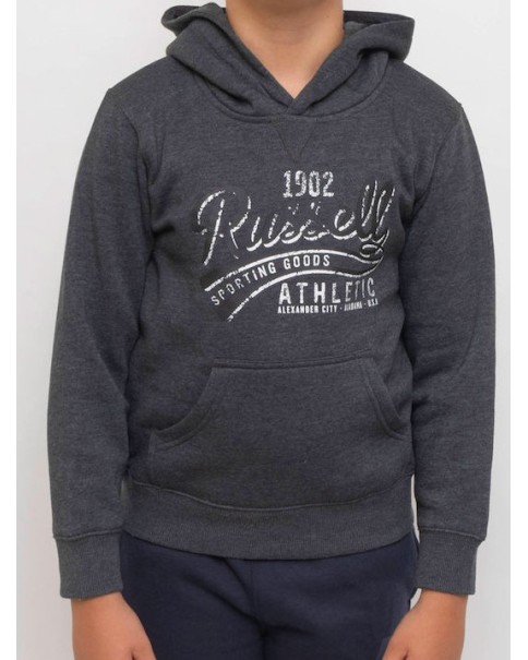 Russell Pull Over Hoodie Παιδική Μπλούζα Ανθρακί Russell Pull Over Hoodie Παιδική Μπλούζα Ανθρακί