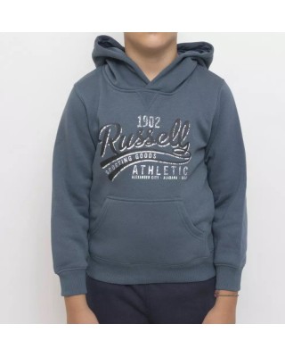 Russell Pull Over Hoodie Παιδική Μπλούζα Πετρόλ Russell Pull Over Hoodie Παιδική Μπλούζα Πετρόλ