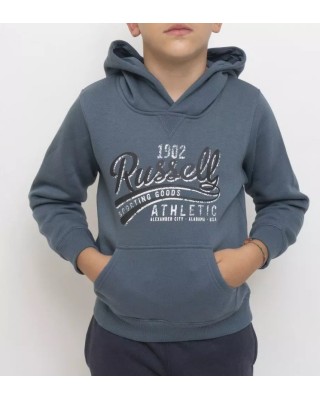 Russell Pull Over Hoodie Παιδική Μπλούζα Πετρόλ Russell Pull Over Hoodie Παιδική Μπλούζα Πετρόλ