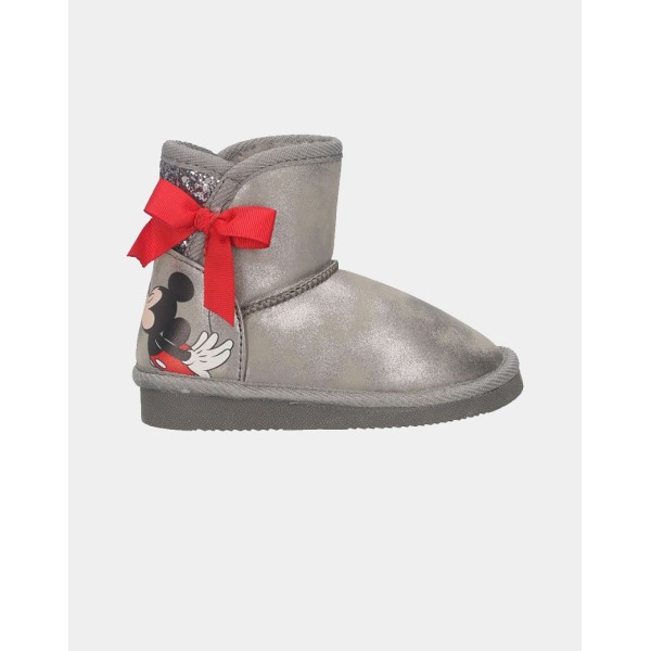Disney Minnie Winter Grey Boot Παιδικά Μποτάκια