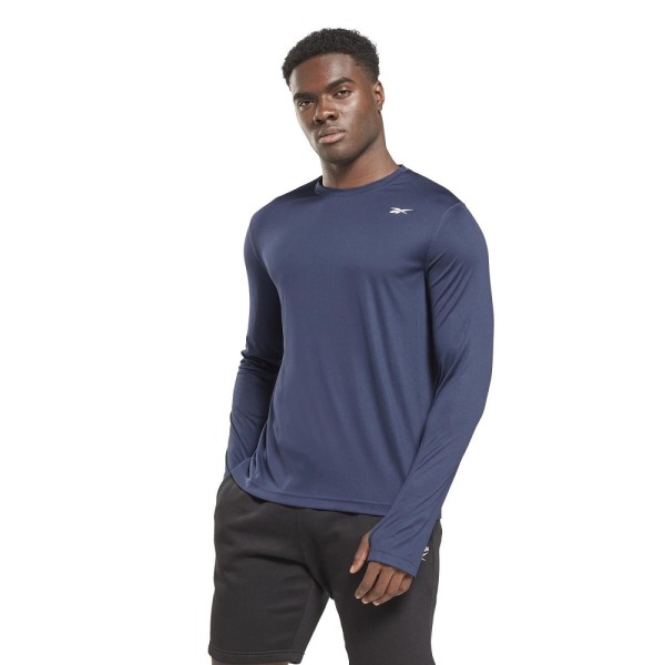 Reebok Train Ls Tech Tee Ανδρικές Μπλούζες 