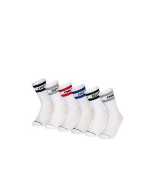 Converse Chn Basic Wordmark Crew 6Pk