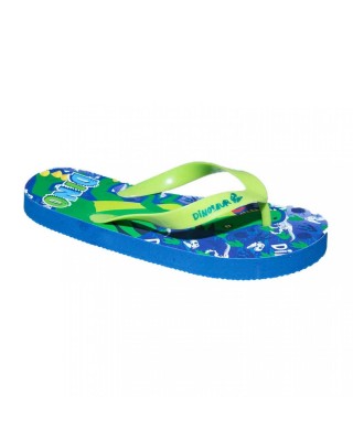 Disney Marvel DC Dinosaur Flip Flop Παιδική Σαγιονάρα Πράσινη