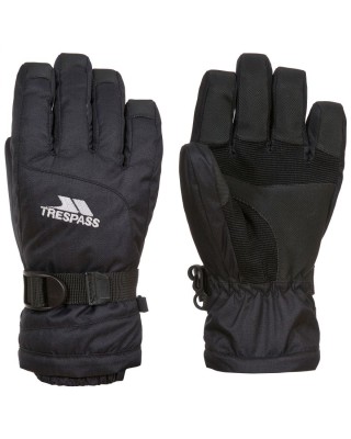 Trespass Simms Unisex Kids Gloves Black 