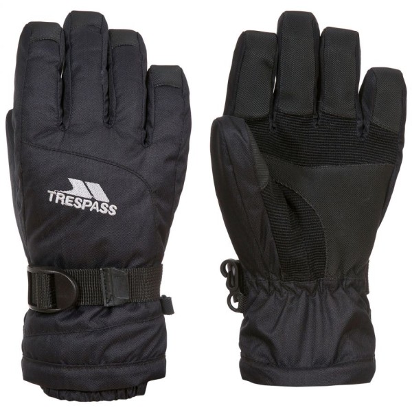 Trespass Simms Unisex Kids Gloves Black 