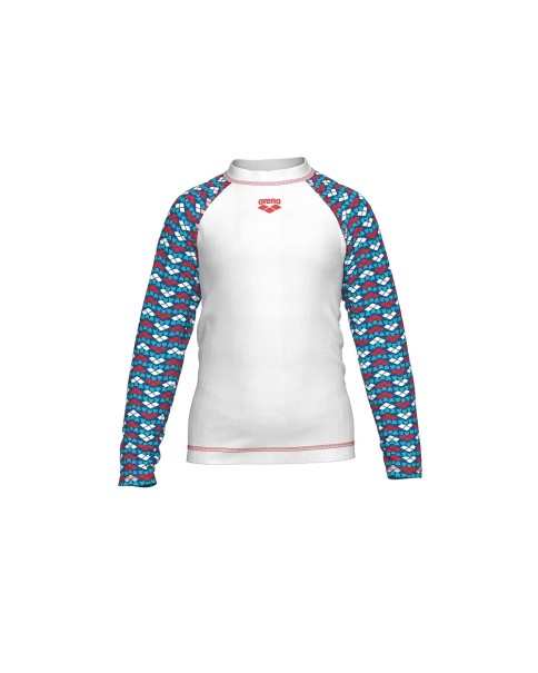Arena Friends Kids Uv L/S Tee Top Παιδική Μπλούζα με αντιηλιακή προστασία Λευκό