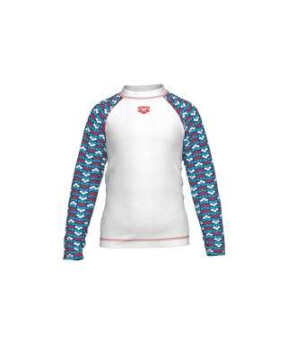 Arena Friends Kids Uv L/S Tee Top Παιδική Μπλούζα με αντιηλιακή προστασία Λευκό Arena Friends Kids Uv L/S Tee Top Παιδική Μπλούζα με αντιηλιακή προστασία Λευκό