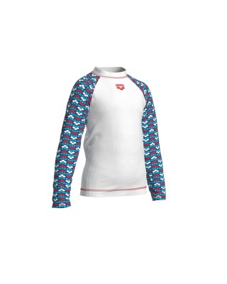 Arena Friends Kids Uv L/S Tee Top Παιδική Μπλούζα με αντιηλιακή προστασία Λευκό Arena Friends Kids Uv L/S Tee Top Παιδική Μπλούζα με αντιηλιακή προστασία Λευκό