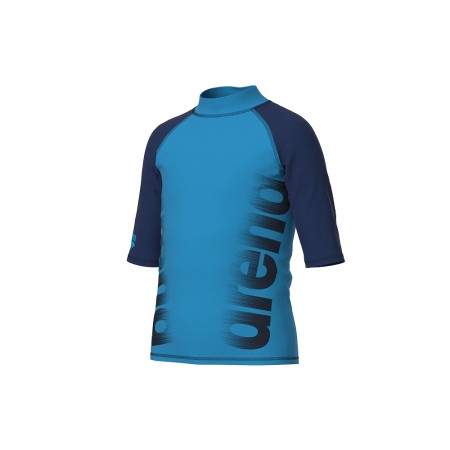 Arena Unisex Jr Rash Vest S/S Graphic Top Παιδική Μπλούζα με Αντιηλιακή Προστασία