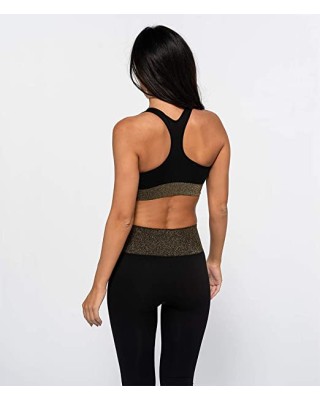 HS Seamless 7/8 Hamptons Twinkling Leggings Μαύρο Γυναικεία Κολάν
