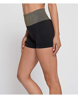 HS Seamless Kyra Twinkilng Shorts Μαύρο Γυναικεία Κολάν