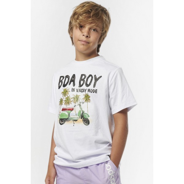 Body Action Boys Short Sleeve Παιδικά T-Shirt White Body Action Boys Short Sleeve Παιδικά T-Shirt White