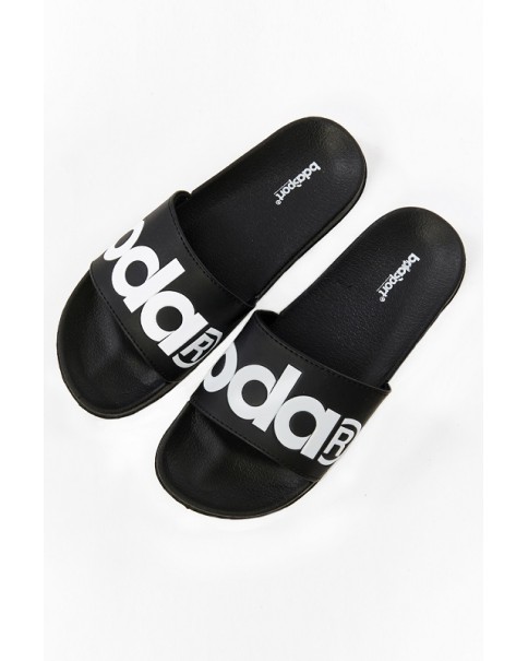 Body Action W Summer Pool Slides Γυναικείες Παντόφλες Μαύρες