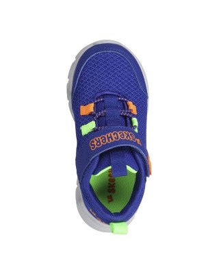 Skechers Comfy Flex-Ruzo Βρεφικά Παπούτσια 