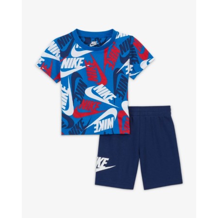 Nike B Sw Toss Aop 2pc Short Set Βρεφικά Καλοκαιρινά Σετ