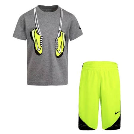 Nike Little Boys 2 Pc Athletic Shirt & Shorts Set Παιδικά Καλοκαιρινά Σετ