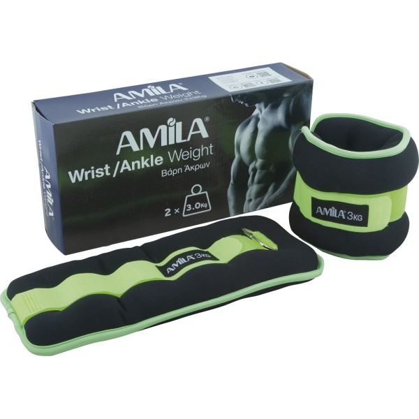 Amila Βάρη Άκρων Neoprene 2x3,00kg Amila Βάρη Άκρων Neoprene 2x3,00kg