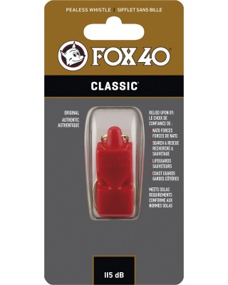 Fox40 Classic Safety 115db Σφυρίχτρα Κόκκινη 