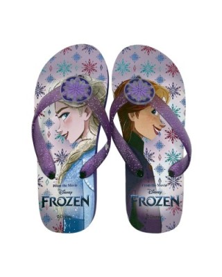 Frozen Flip Flop Lights Purple Παιδικές Σαγιονάρες