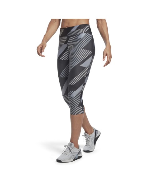 Reebok Wor Train AOP Capri Γυναικεία Κολάν