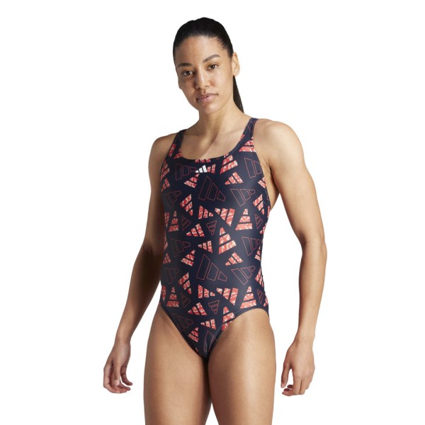 adidas 3 Bar Logo Graphic Swimsuit Γυναικεία Μαγιό 