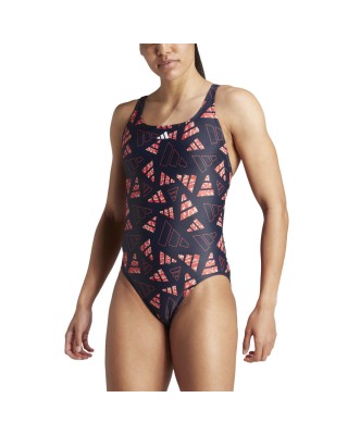 adidas 3 Bar Logo Graphic Swimsuit Γυναικεία Μαγιό 