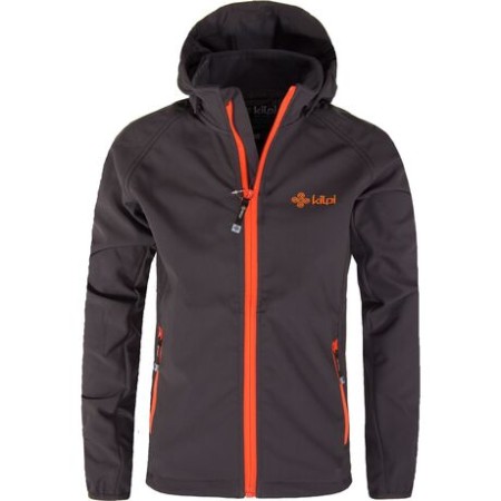 Kilpi Elio-J Softshell Dark Grey Παιδικά Μπουφάν