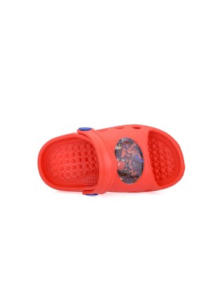 Disney Spiderman Garden Open Toe Red Παιδικά Πέδιλα