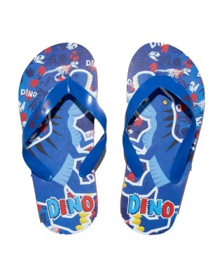 Disney Marvel DC Dinosaur Flip Flop Παιδική Σαγιονάρα Μπλε