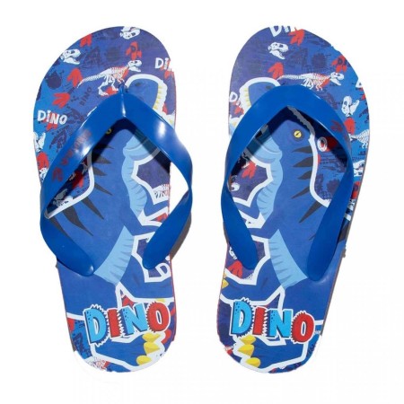 Disney Marvel DC Dinosaur Flip Flop Παιδική Σαγιονάρα Μπλε