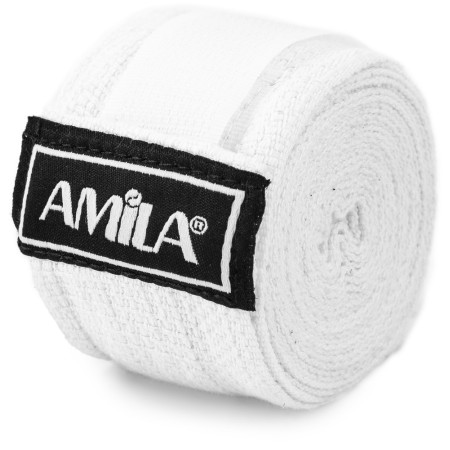 Amila Μπαντάζ Πυγμαχίας Ελαστικό 3m Λευκό Amila Μπαντάζ Πυγμαχίας Ελαστικό 3m Λευκό