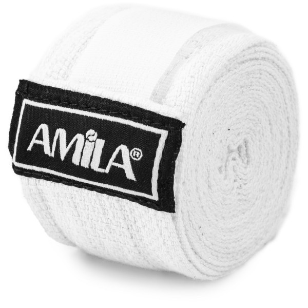 Amila Μπαντάζ Πυγμαχίας Ελαστικό 3m Λευκό