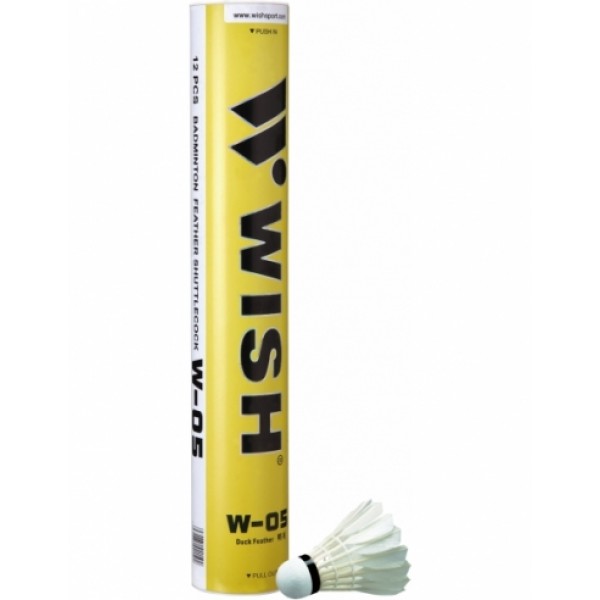 Wish Μπαλάκια Badminton Επιπέδου Αγώνων (12 τμχ)