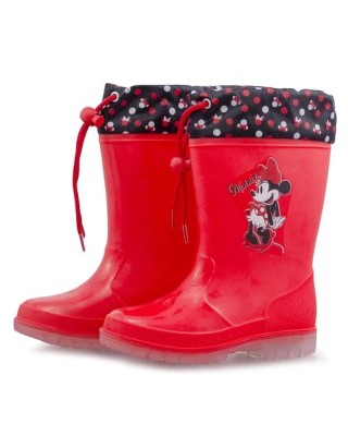 Disney Marvel DC Minnie Rain boot with lights Μπότες με Φωτάκια Μποτάκια