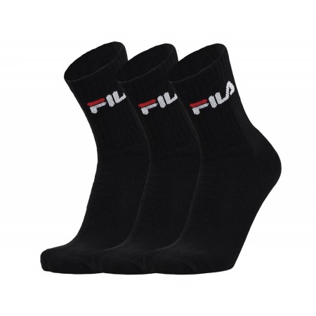 Fila Crew Tennis Nos F.Terry 3-Pack Κάλτσες Black