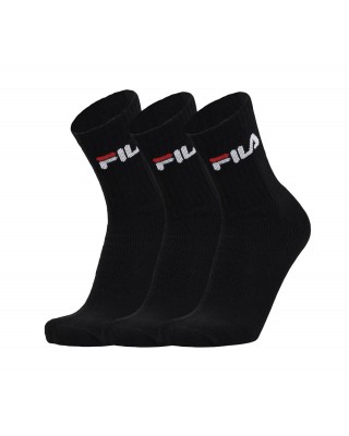 Fila Crew Tennis Nos F.Terry 3-Pack Κάλτσες Black