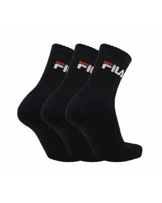 Fila Crew Tennis Nos F.Terry 3-Pack Κάλτσες Black