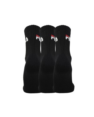 Fila Crew Tennis Nos F.Terry 3-Pack Κάλτσες Black