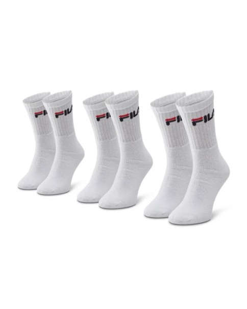 Fila Crew Tennis Nos F.Terry 3-Pack Κάλτσες White Fila Crew Tennis Nos F.Terry 3-Pack Κάλτσες White