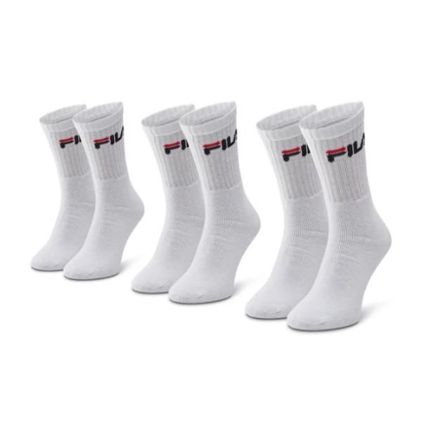 Fila Crew Tennis Nos F.Terry 3-Pack Κάλτσες White Fila Crew Tennis Nos F.Terry 3-Pack Κάλτσες White