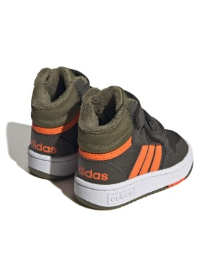 adidas Hoops Mid 3.0 Lifestyle Basketball Strap Shoes Βρεφικά Μποτάκια Μποτάκι