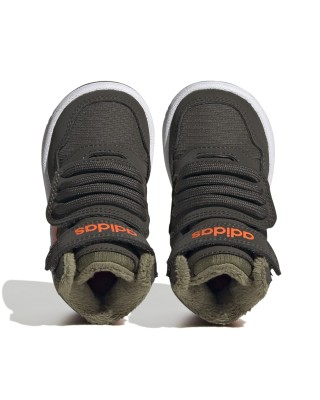 adidas Hoops Mid 3.0 Lifestyle Basketball Strap Shoes Βρεφικά Μποτάκια Μποτάκι