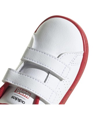 adidas X Marvel Advantage Spider-Man Hook-And-Loop Βρεφικά Παπούτσια Χαμηλό Προφίλ