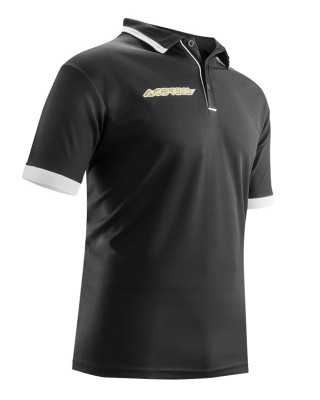 Acerbis 4 Stelle Black Ανδρικά Polo Acerbis 4 Stelle Black Ανδρικά Polo