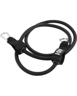 Amila Λάστιχο Gymtube Με Clip 140cm Ultimate Μαύρο
