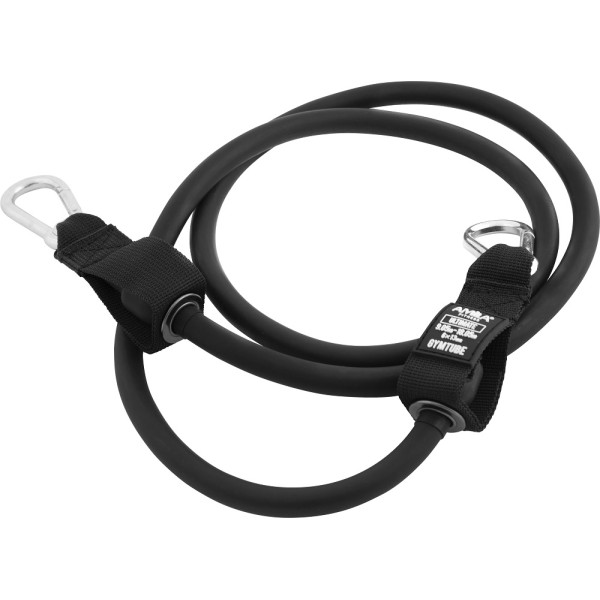Amila Λάστιχο Gymtube Με Clip 140cm Ultimate Μαύρο
